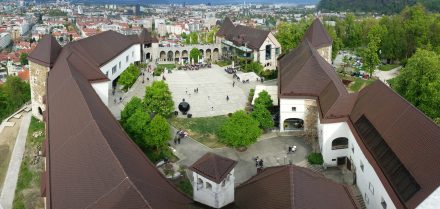 Ljubljana castle from above