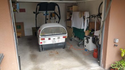 Finally, a day drying in a garage