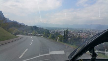 On our way back down to the lower Rhine valley - Dornbirn