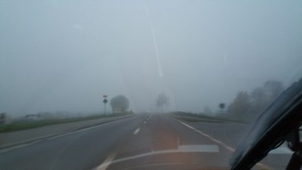 Paradoxically: Fog means sun above