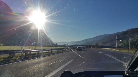 On our way towards Chur