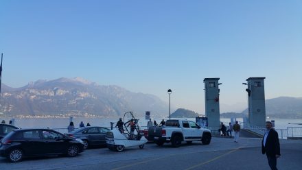 Waiting for the ferry in Menaggio