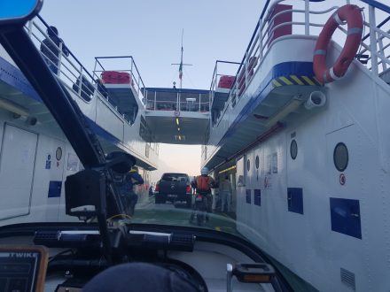 Very small ferry
