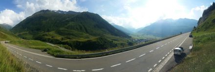 Andermatt in the background