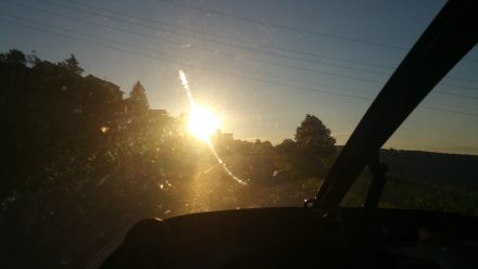Driving on sunshine :)