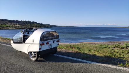 Still some distance to the hills in the background