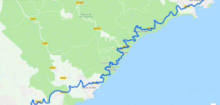 The last stretch of interesting road before getting to Barcelona