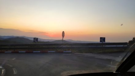 Dawn outside Tarragona