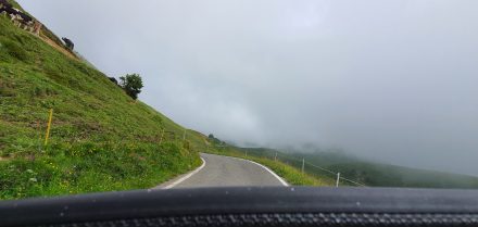 My favourite type of road - Climbing Passo Rifugio