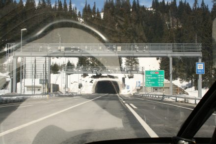 St.Bernardino motorway tunnel