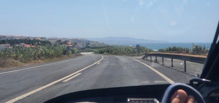My next hill comes into view on my way to Azóia